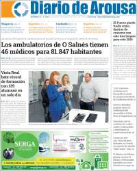 Portada de Diario de Arousa (España)