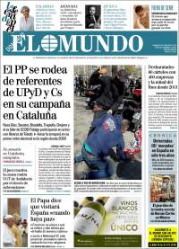 Portada de El Mundo (España)