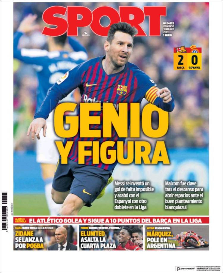 Portada de Sport (España)