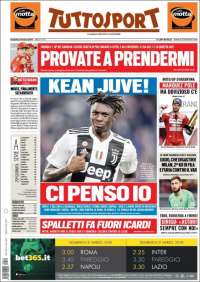 Portada de Tuttosport (Italia)