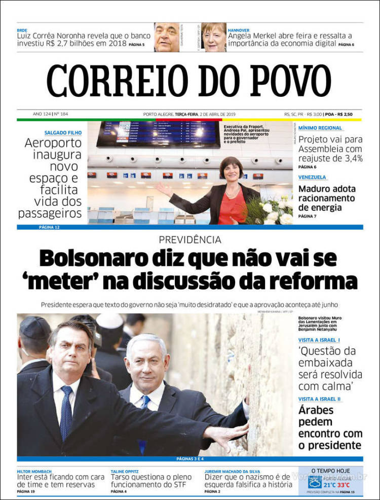 Portada de Correio Do Povo (Brasil)