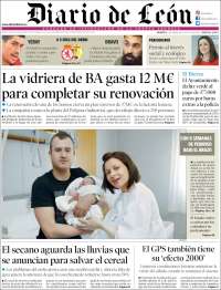 Portada de Diario de León (España)