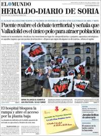 Portada de Diario de Soria (España)