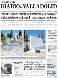 Portada de Diario de Valladolid (España)