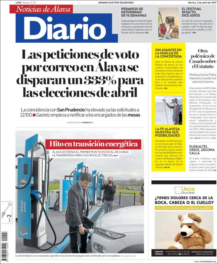 Portada de Noticias de Álava (Espa&ntilde;a)
