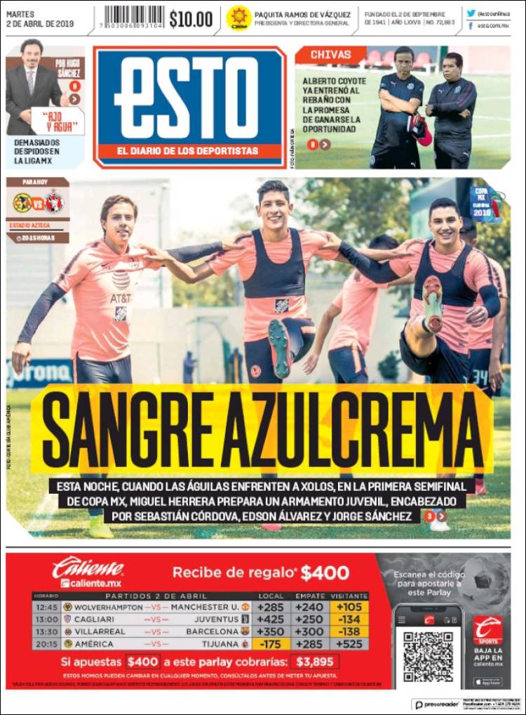 Portada de Esto (M&eacute;xico)