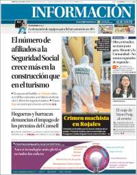 Portada de Diario Información (España)