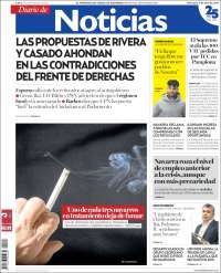 Portada de Noticias de Navarra (Spain)