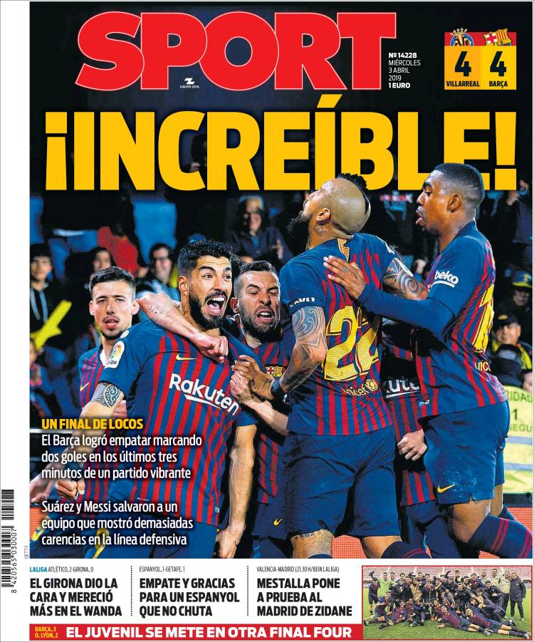 Portada de Sport (España)