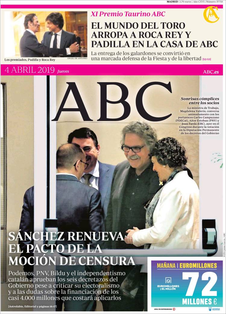 Portada de ABC (EspaÃ±a)