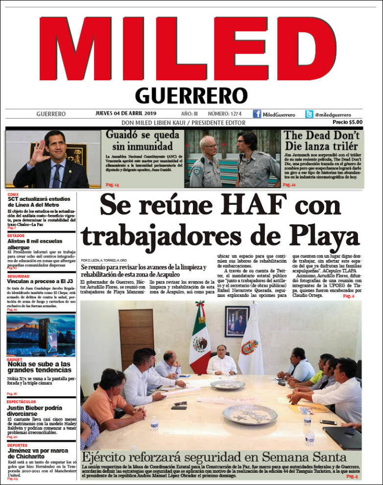 Portada de Miled - Guerrero (México)