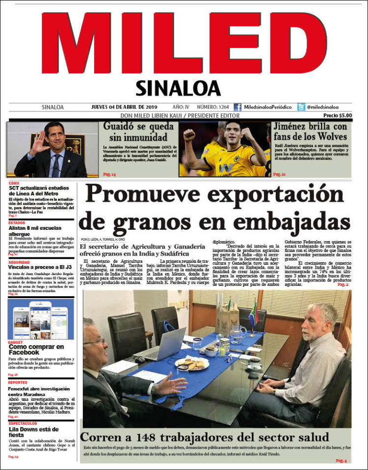 Portada de Miled - Sinaloa (México)