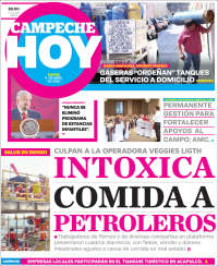 Portada de Campeche Hoy (México)
