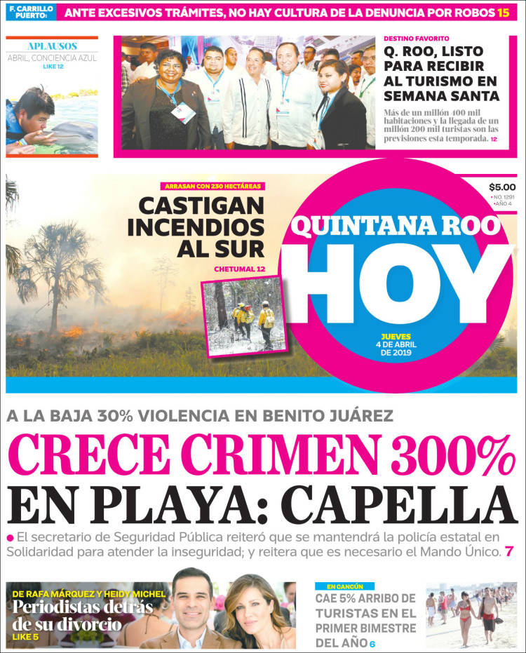 Portada de Quintana Roo HOY (México)