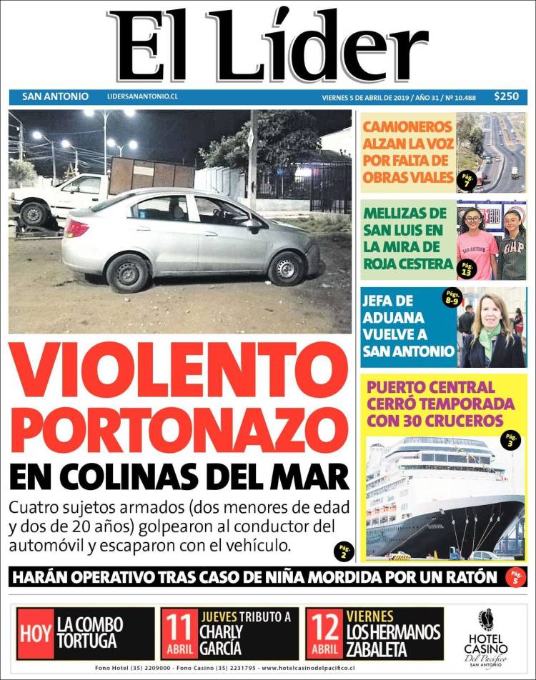 Portada de Lider de San Antonio (Chile)
