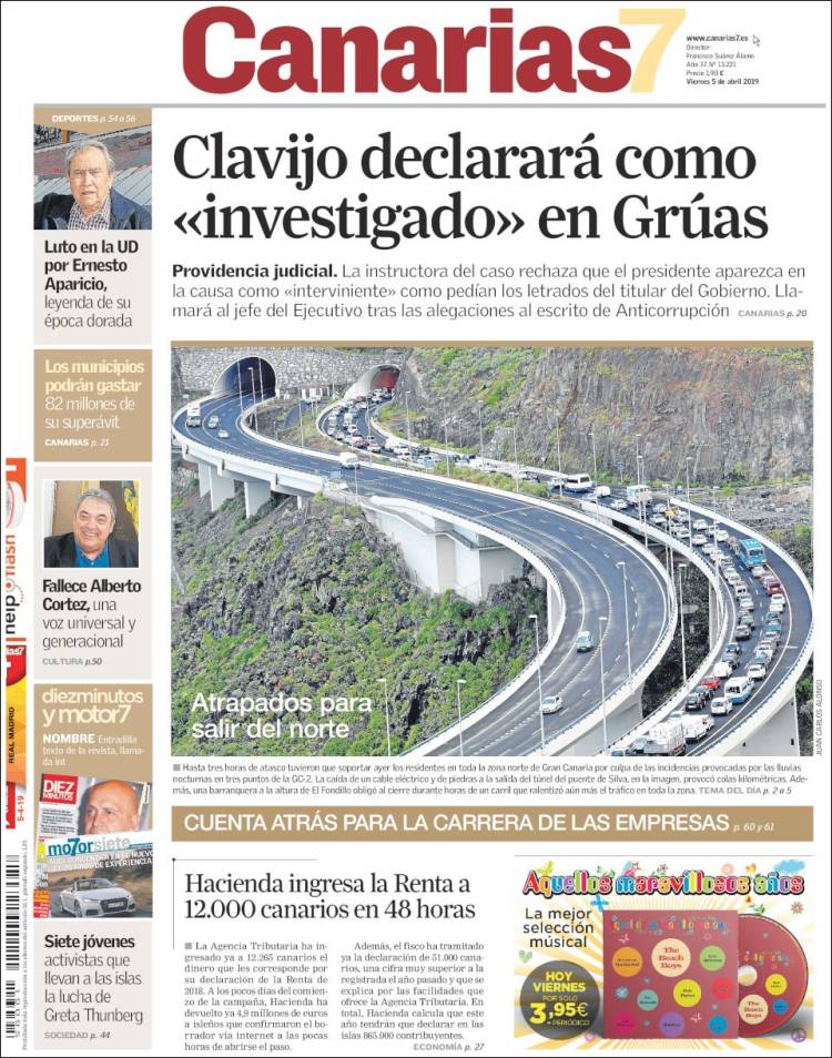 Portada de Canarias 7 - Fuerteventura (Espa&ntilde;a)