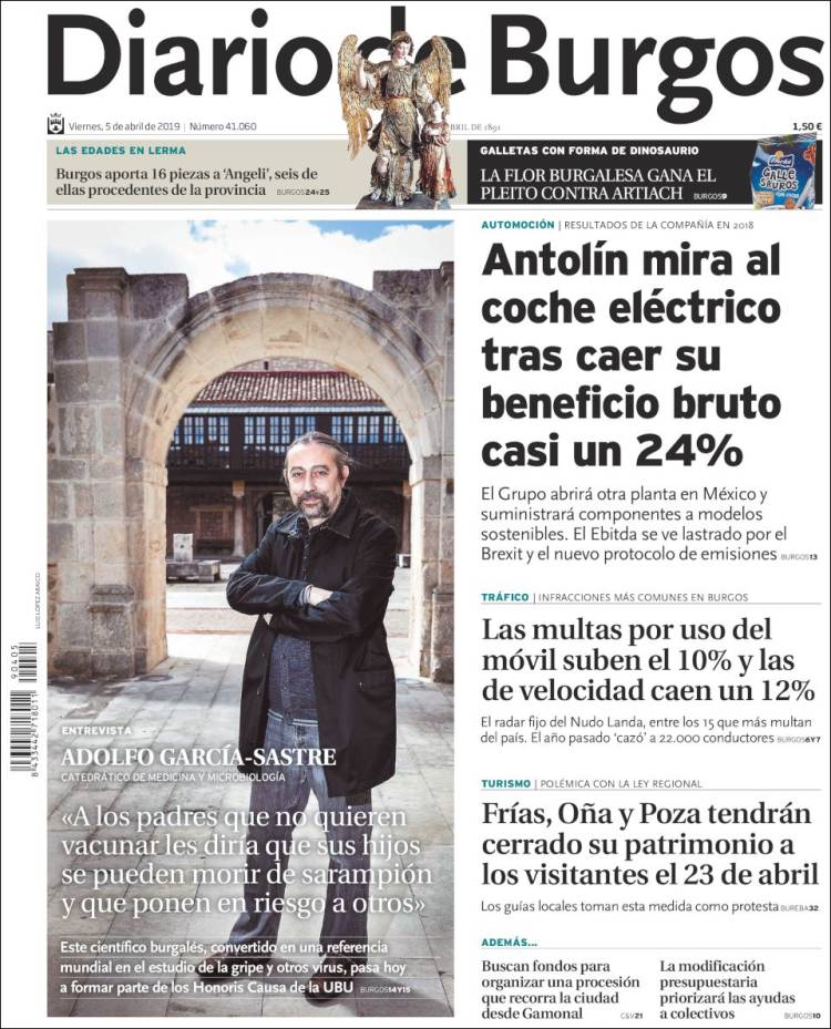 Portada de Diario de Burgos (Espa&ntilde;a)
