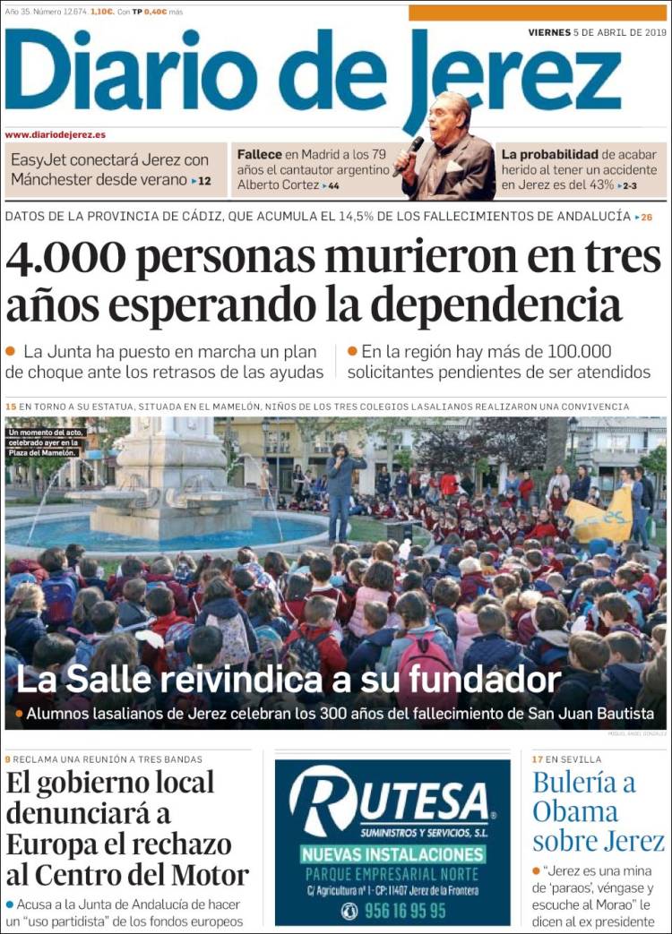 Portada de Diario de Jerez (Espa&ntilde;a)