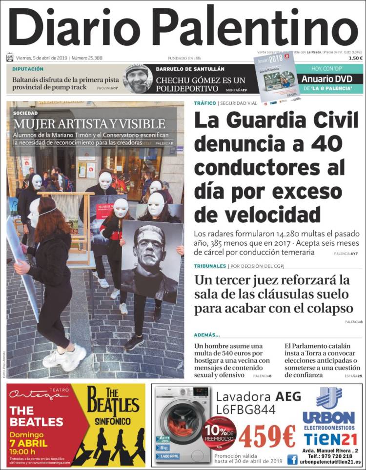 Portada de Diario Palentino (Espa&ntilde;a)