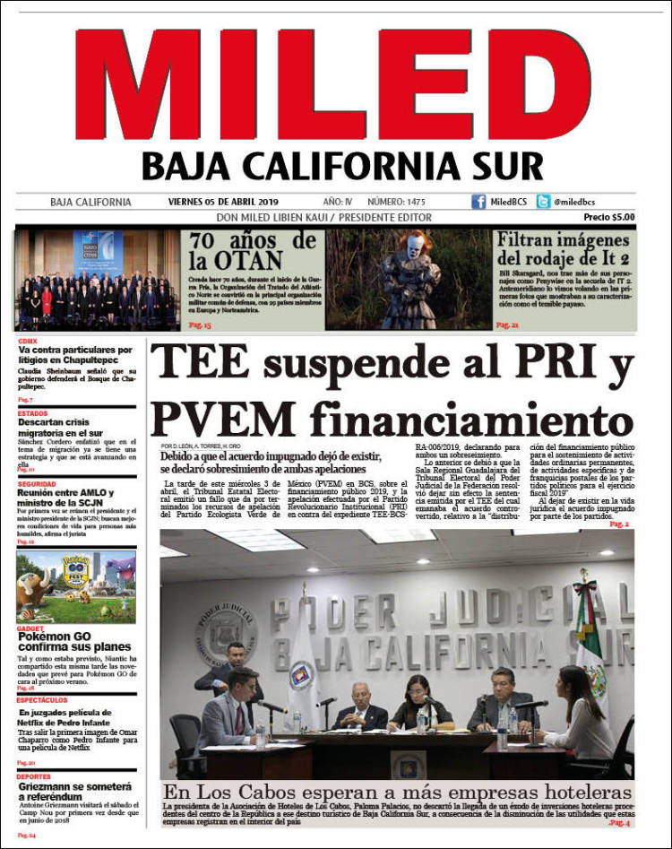 Portada de Miled - Baja California Sur (M&eacute;xico)