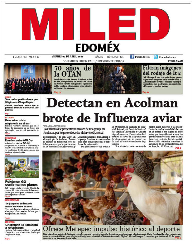 Portada de Miled - Estado de México (M&eacute;xico)