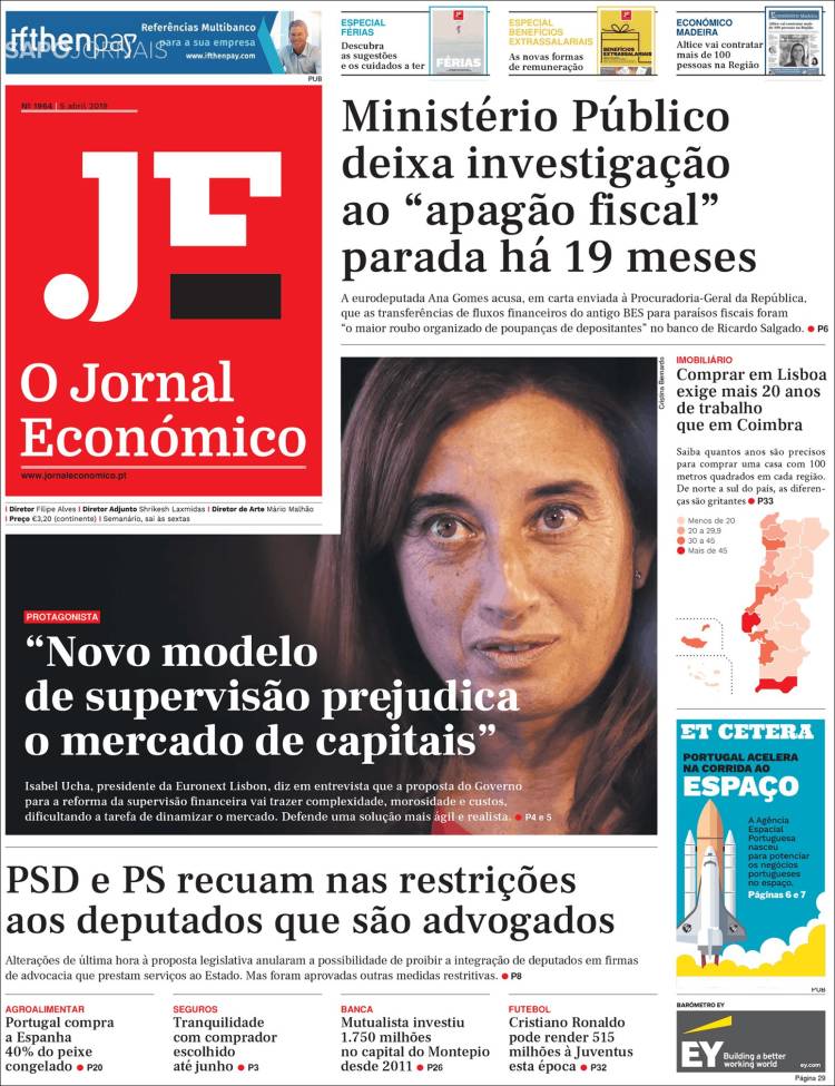 Portada de Oje (Portugal)