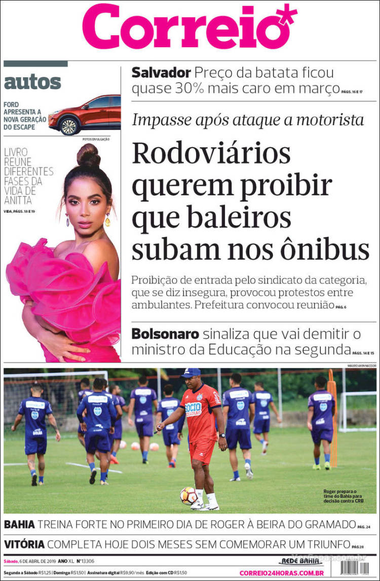 Portada de Correio* (Brasil)