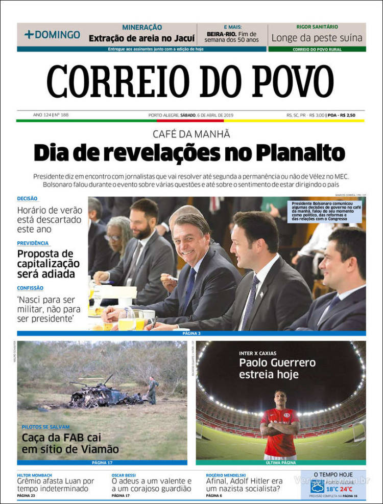 Portada de Correio Do Povo (Brasil)