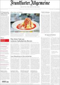 Portada de Frankfurter Allgemeine (Germany)