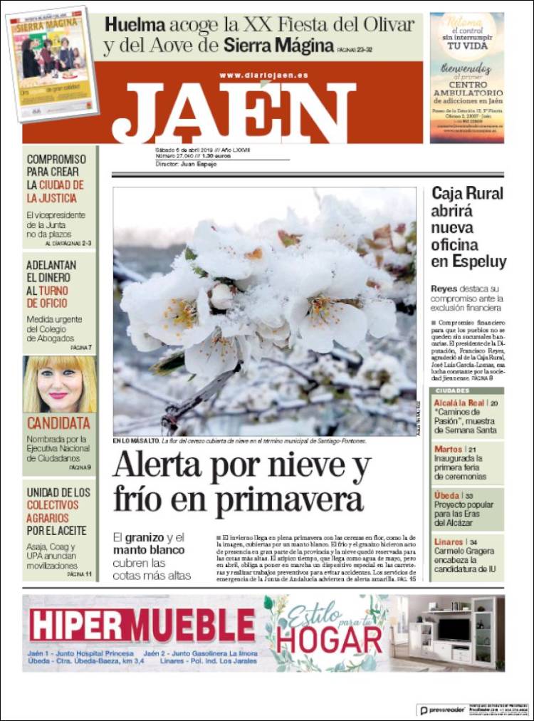 Portada de Diario Jaén (Espa&ntilde;a)