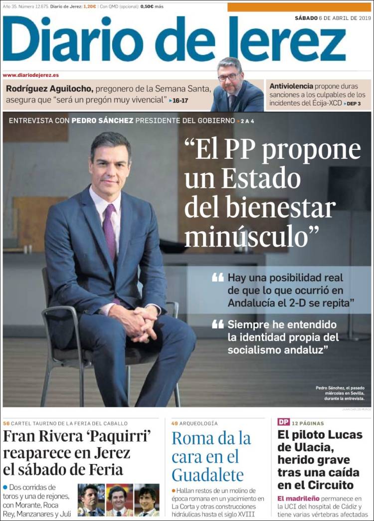 Portada de Diario de Jerez (Espa&ntilde;a)
