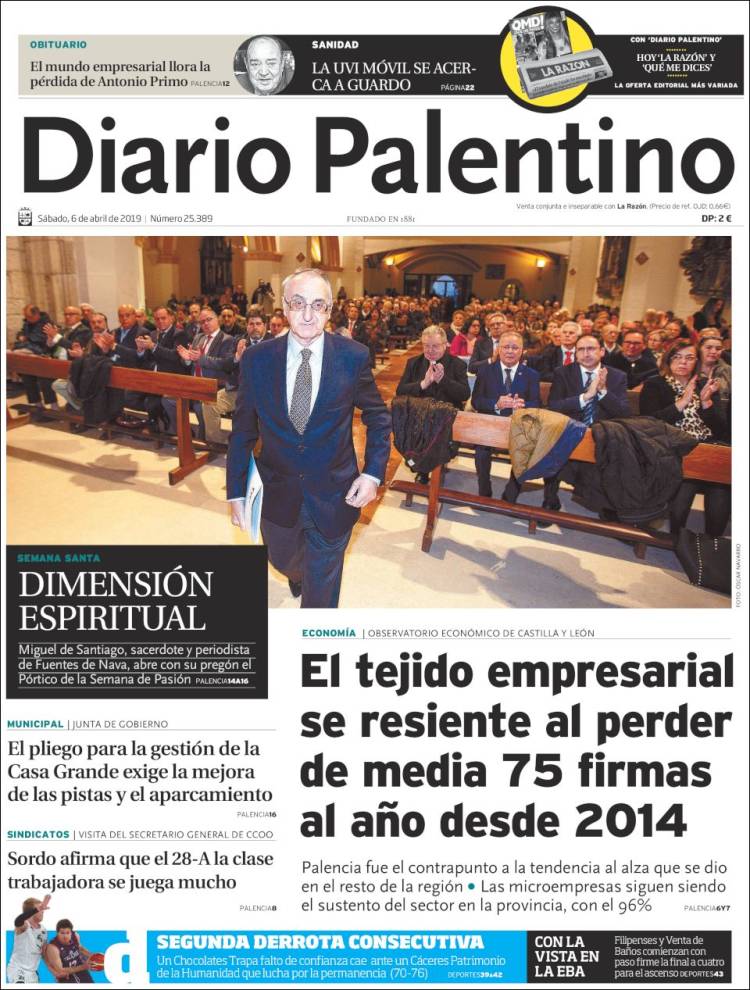 Portada de Diario Palentino (España)