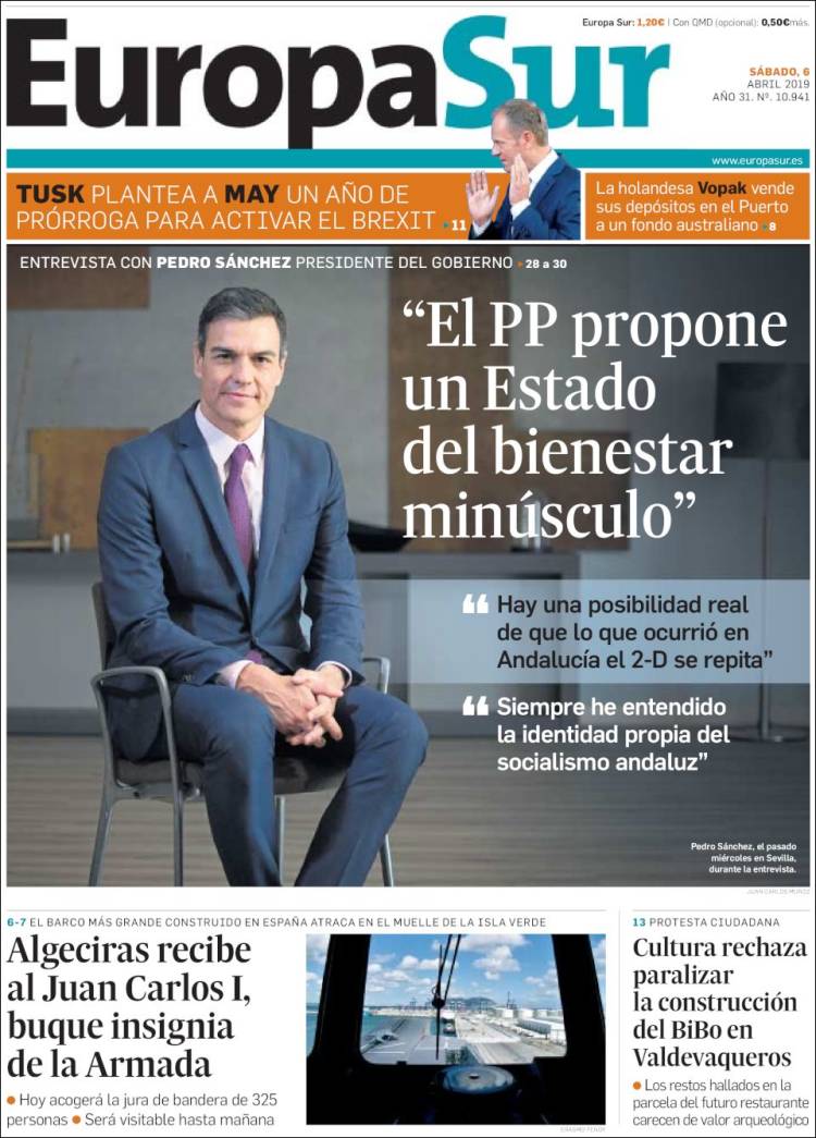 Portada de Europa Sur (Espa&ntilde;a)