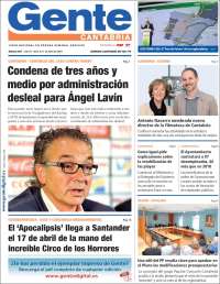 Portada de Gente en Santander (España)