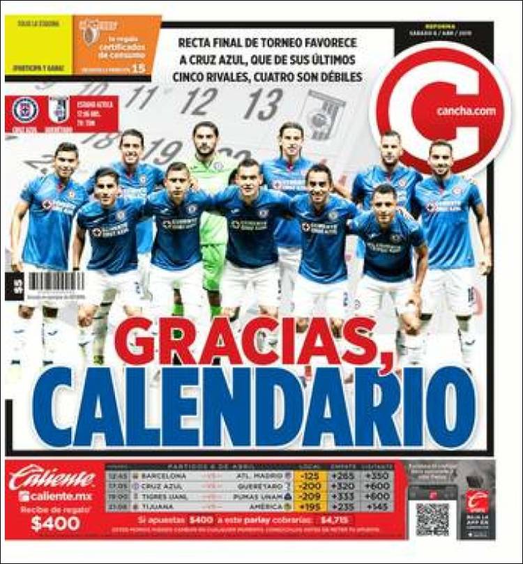 Portada de Cancha (México)