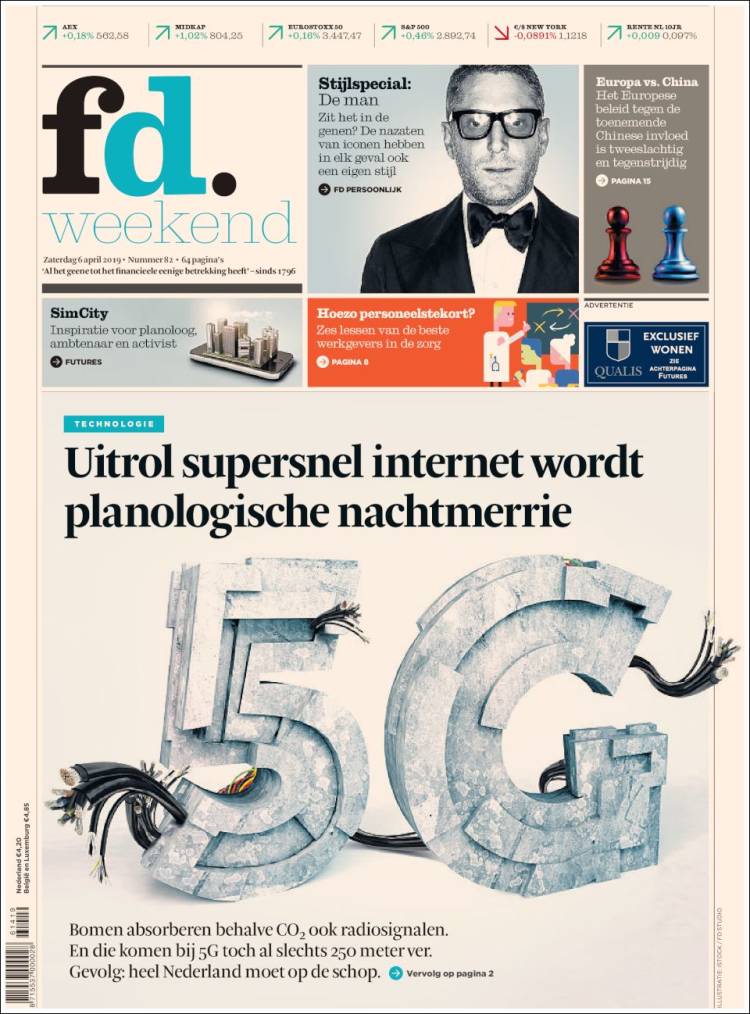 Portada de Het Financieele Dagblad (Pa&iacute;ses Bajos)