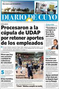 Portada de Diario de Cuyo (Argentina)