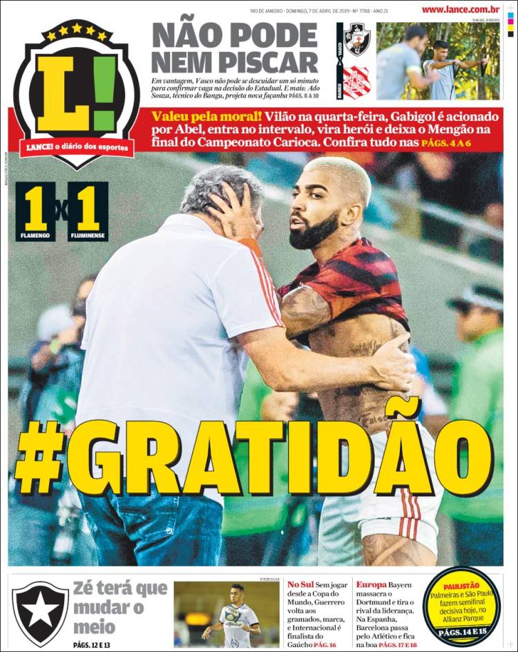 Portada de Lance! (Brasil)