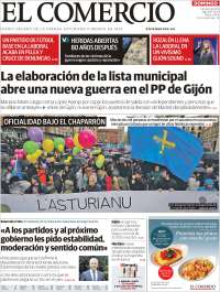 Portada de El Comercio - Gijón (Espa&ntilde;a)