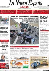 Portada de La Nueva España - Gijón (Espa&ntilde;a)