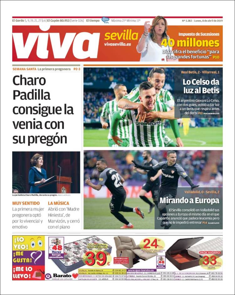 Portada de Viva Sevilla (España)