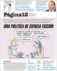 Portada de Página/12 (Argentina)