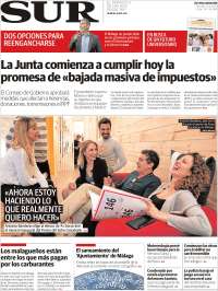 Portada de Diario el Sur (España)