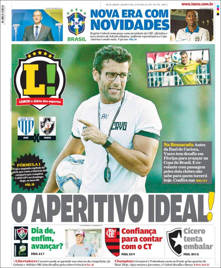 Portada de Lance! (Brasil)
