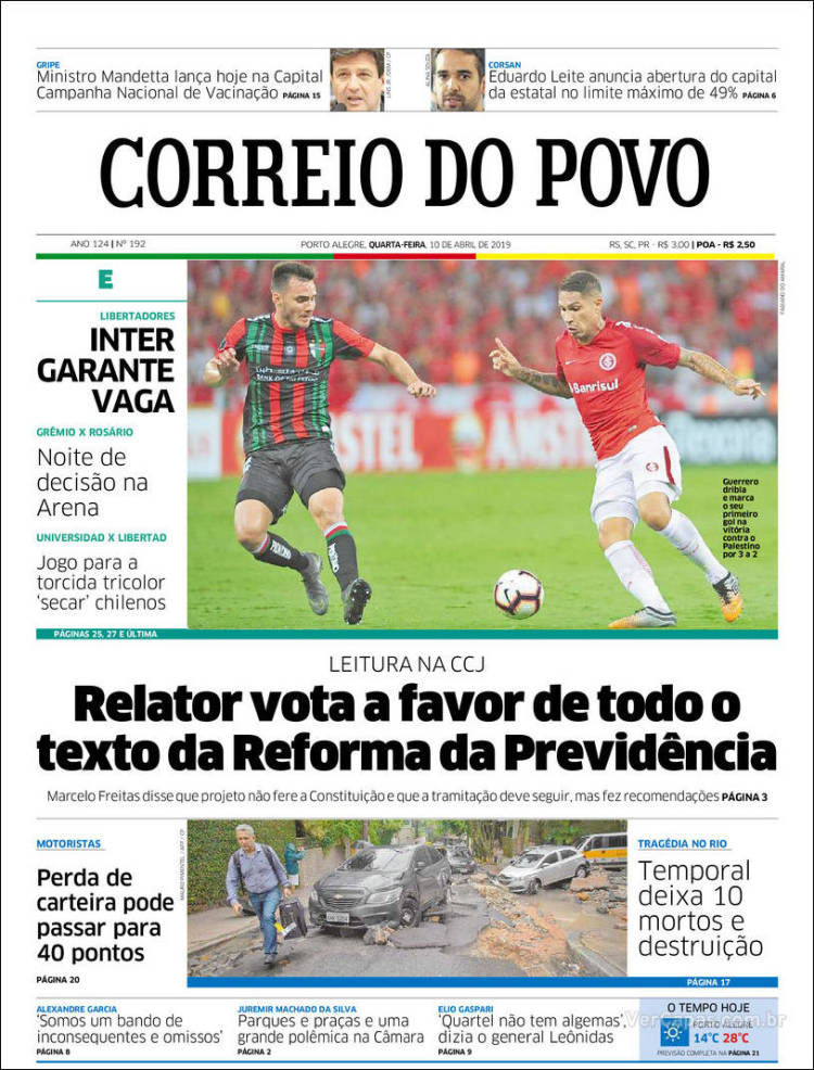 Portada de Correio Do Povo (Brasil)