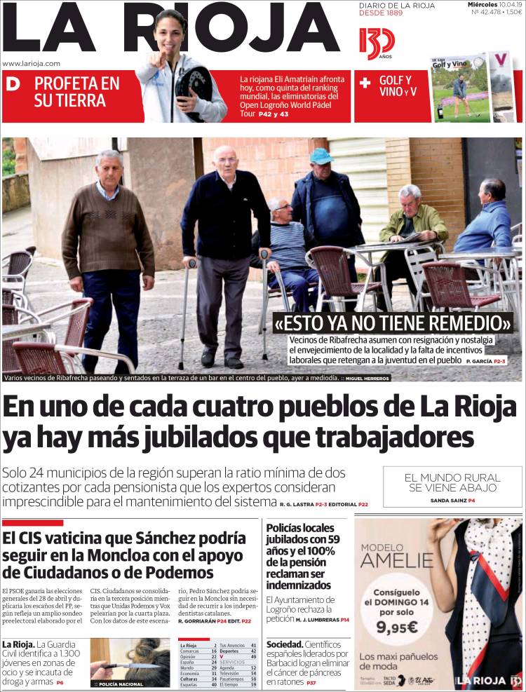 Portada de La Rioja (España)