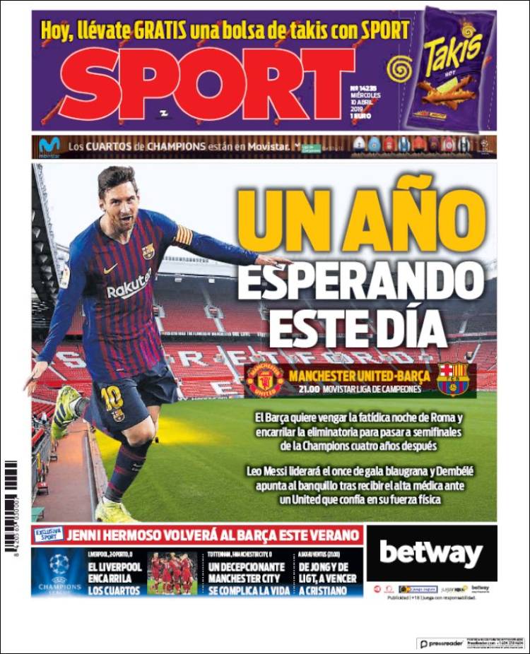 Portada de Sport (Espa&ntilde;a)