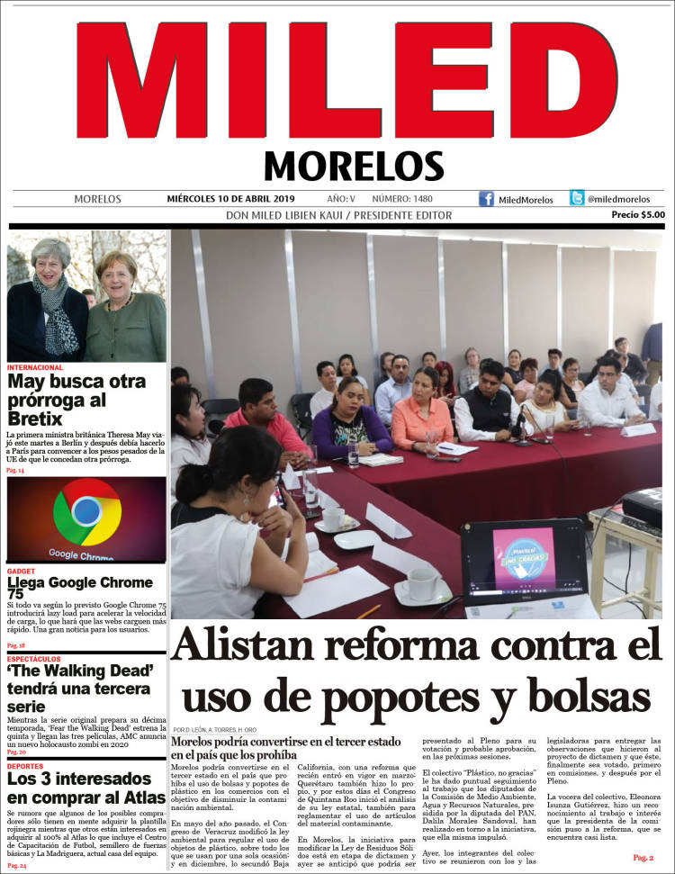 Portada de Miled - Morelos (México)