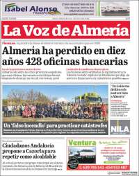 Portada de La Voz de Almería (Spain)