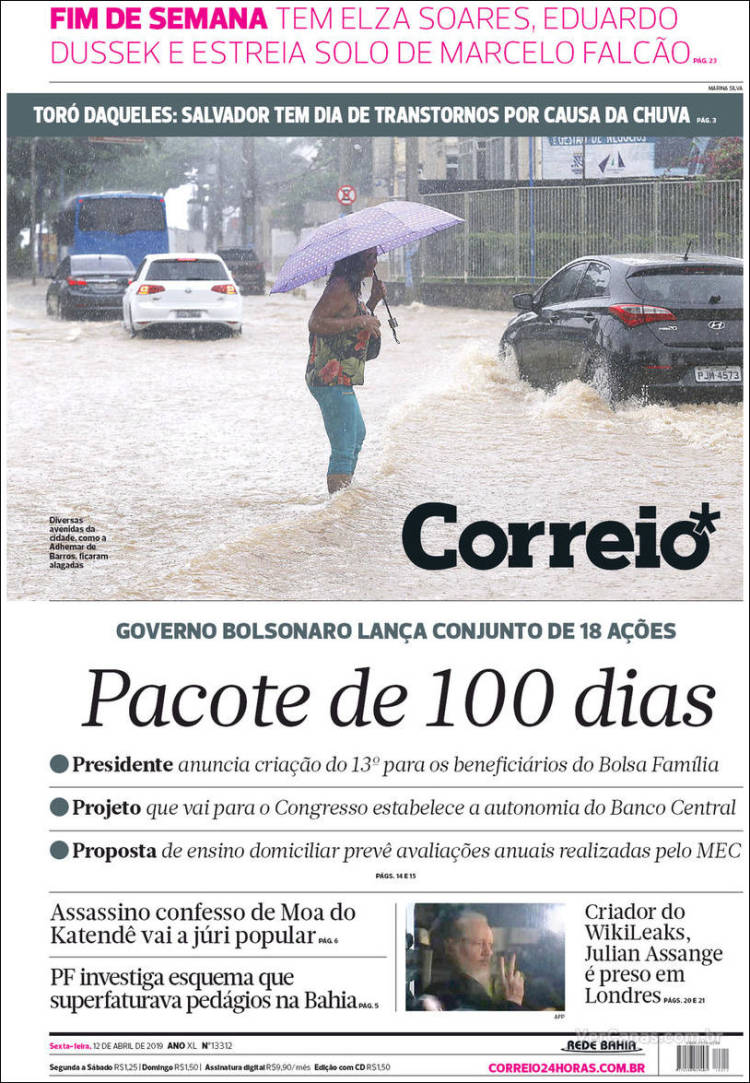 Portada de Correio* (Brasil)